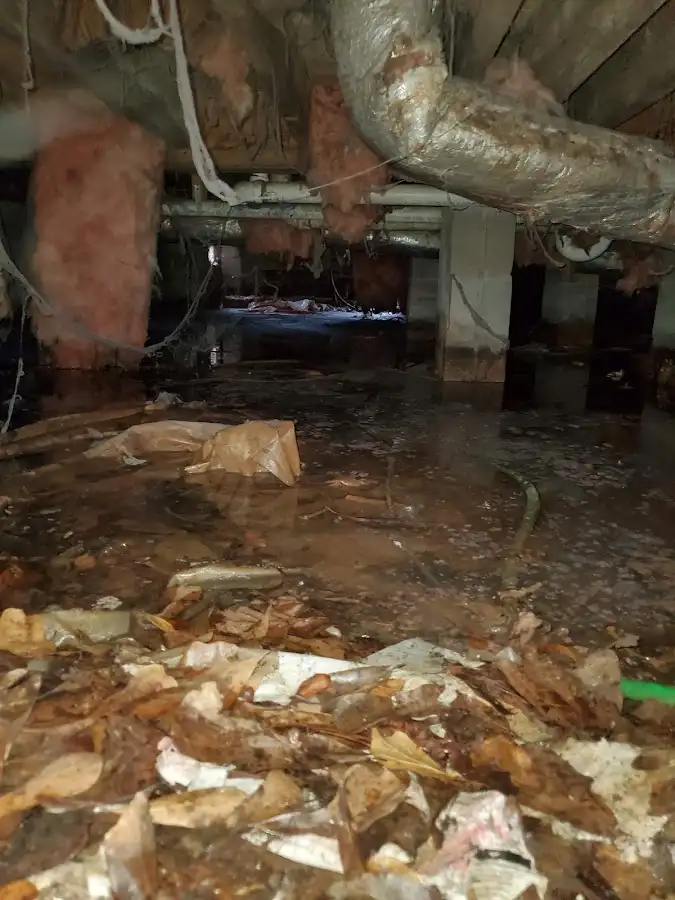 Crawl space flood assessment for Commercial Water Damage Restoration in Pueblo